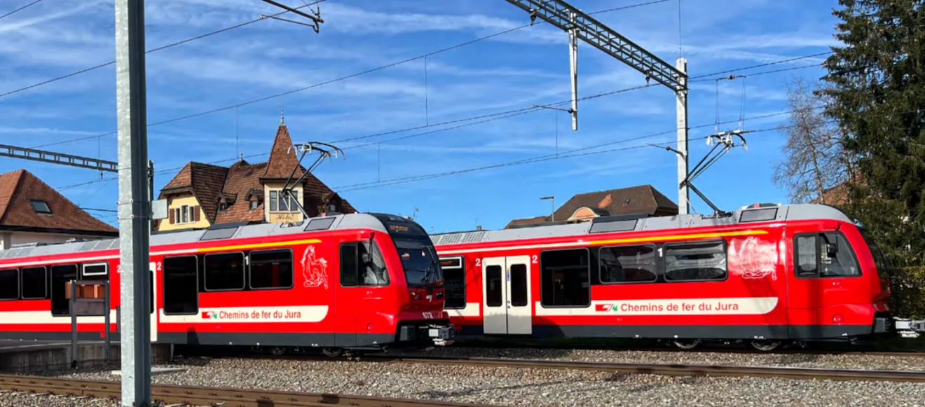 Inoguration des trains au Noirmont le 26 octobre 2024